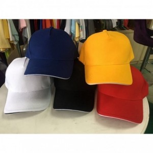 Baseball Caps Custom Hat Print Design Fashion Men Women Trucker Hats Adjustable Snapback Baseball Caps - Orange - C518G932W9C...