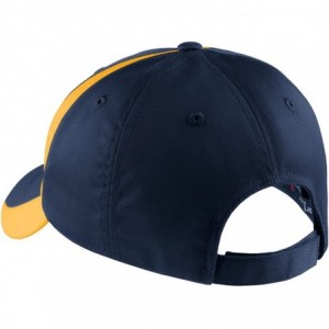 Baseball Caps Men's Dry Zone Nylon Colorblock Cap - True Navy/Gold - CE11QDSF8AB $17.45