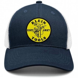 Baseball Caps Unisex Dad Cap Trucker Hat Casual Breathable Baseball Snapback - Navy-blue-1 - C118Q9SUZUH $23.02