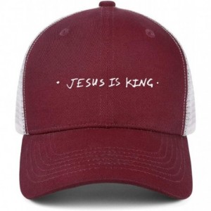 Skullies & Beanies Jesus-is-King-Kanye-west-Cap Unisex Hip-hop Cap Adjustable Truck Driver Hats - Jesus is King-11 - CL18ZLI6...