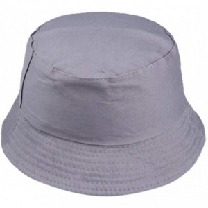 Sun Hats Sun Hat- Women Men Unisex Fisherman Hat Fashion Wild Sun Protection Cap Outdoors - Dark Gray - CV18U3MT576 $21.79