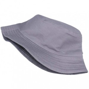 Sun Hats Sun Hat- Women Men Unisex Fisherman Hat Fashion Wild Sun Protection Cap Outdoors - Dark Gray - CV18U3MT576 $19.29