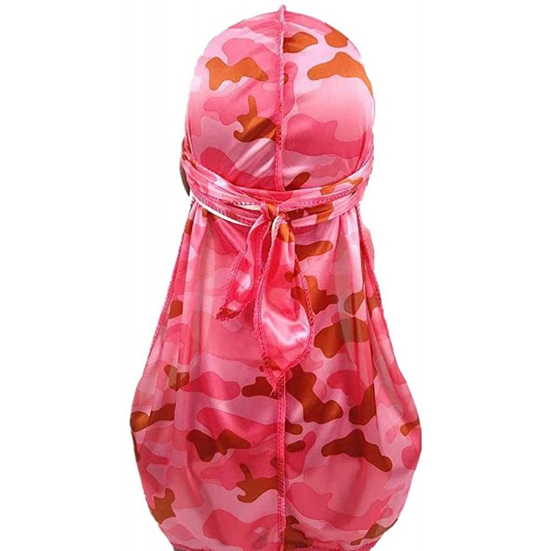 Skullies & Beanies Assorted Paisley Bandana Headwraps Womens - Pink Camouflage - CM199XGAMDL $18.05
