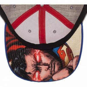 Baseball Caps DC Comics Superman Pre-curved Snapback Hat - C718G575737 $44.26