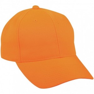 Baseball Caps Hunting Basics Cap - Blaze Orange - CG111R3BLQ3 $21.20