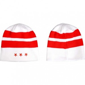 Skullies & Beanies Flag Beanie Cap Winter Hat (White) - CH18M9T85WO $22.83