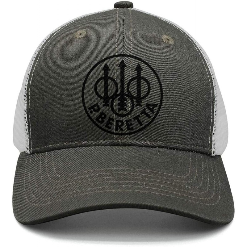 Baseball Caps Style Beretta-Logo- Snapback Hats Designer mesh Caps - Army-green-27 - C918RE5AN3Q $31.84