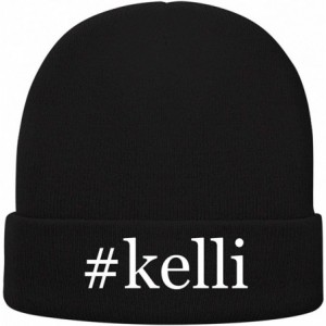 Skullies & Beanies Kelli - Hashtag Soft Adult Beanie Cap - Black - CZ18O72MK6E $35.76
