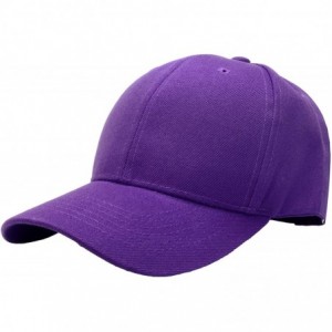 Baseball Caps Baseball Dad Cap Adjustable Size Perfect for Running Workouts and Outdoor Activities - 1pc Purple - CQ185DOEMD7...