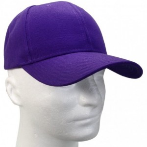Baseball Caps Baseball Dad Cap Adjustable Size Perfect for Running Workouts and Outdoor Activities - 1pc Purple - CQ185DOEMD7...