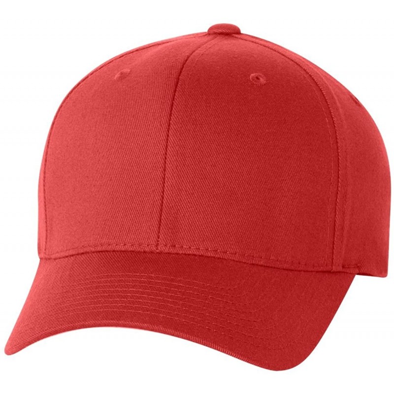 Baseball Caps Wooly 6-Panel Cap (6277) - Red - CR110MKT7VD $25.23
