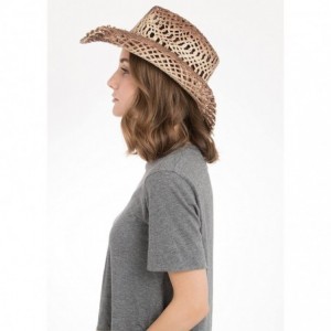 Cowboy Hats Womens Ford Drifter Hat - Tea Stain - C011KAN8K7D $93.09