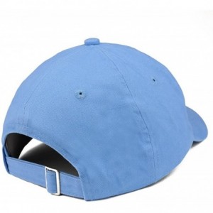 Baseball Caps Miniature Schnauzer Dog Embroidered Soft Cotton Dad Hat - Carolina Blue - CM18G4OX5R2 $32.42