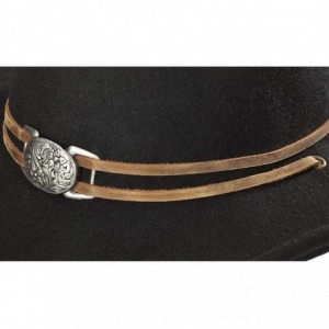 Cowboy Hats Women's Juniper Wool Felt Cowgirl Hat - Rc471159 - Black - C6113EA1GTD $115.83