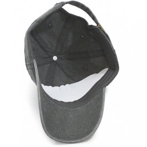 Baseball Caps Vintage Washed Dyed Cotton Twill Low Profile Adjustable Baseball Cap - C Charcoal Gray - CO12L0IFPJD $24.07