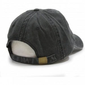 Baseball Caps Vintage Washed Dyed Cotton Twill Low Profile Adjustable Baseball Cap - C Charcoal Gray - CO12L0IFPJD $24.07