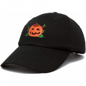 Baseball Caps Jack-O-Lantern Halloween Pumpkin Hat Mens Womens Baseball Cap - Black - CV18YZI2SHY $23.60