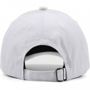 Baseball Caps Trendy Hat Cotton Mens Women Dad-Hat - White-150 - C518A84D9OQ $32.03
