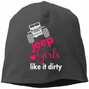Skullies & Beanies Womens Knit Skull Beanie Hats Car Girls Like It Dirty Fashion Watch Cap Black - CK18GNG03EH $21.96