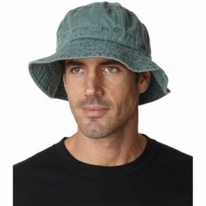 Baseball Caps ACVA101 Vacationer Pigment Dyed Bucket Hat - White - CT116XTWYQR $28.02