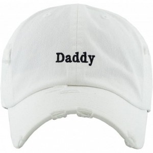 Skullies & Beanies Good Vibes Only Heart Breaker Daddy Dad Hat Baseball Cap Polo Style Adjustable Cotton - (4.2) White Daddy ...