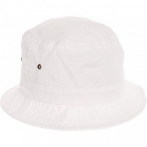 Sun Hats Washed Hats- Royal Medium/Large - White - C511R4KG6JZ $42.91