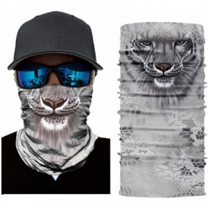 Balaclavas Lion Print Face Mask- Rave Bandana- Neck Gaiter- Scarf- Summer Balaclava for Dust Wind UV Protection - Anh - C1197...