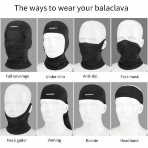 Balaclavas Balaclava Face Mask Multifunction UV Protection UPF50++- Neck Gaiter-Bandana-Headwear-Advanced Fabric - C818T57TCH...