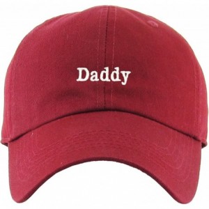 Baseball Caps Good Vibes Only Heart Breaker Daddy Dad Hat Baseball Cap Polo Style Adjustable Cotton - (5.1) Burgundy Daddy - ...