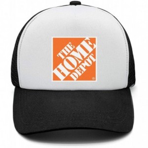 Baseball Caps Mens Womens Adjustable The-Home-Depot-Orange-Symbol-Logo-Custom Running Cap Hat - Black-39 - CS18QI8CD6D $35.19