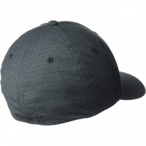 Baseball Caps Men's Black Textures Baseball Cap - Black/(Black) (Ripstop) - C018L3XTXWG $73.18