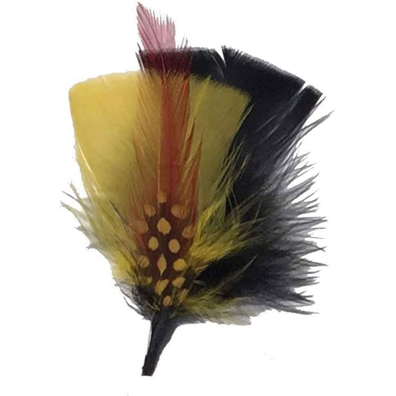 Fedoras Side Feather for Hats & Fedoras - Gold7 - CB18HY8XIXT $19.99