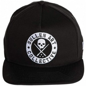 Baseball Caps Sullen Staple Snapback Hat Black - CG1867R09LT $65.61