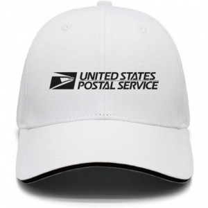 Baseball Caps Mens Womens USPS-United-States-Postal-Service-Logo- Custom Adjustable Fishing Cap - White-3 - C218NUDYG4C $39.10