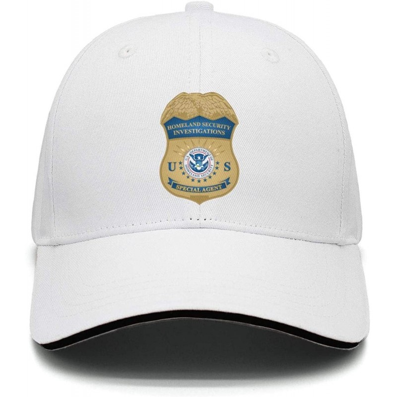 Sun Hats U.S Immigration and Customs Enforcement ICE Unisex Adjustable Baseball Caps Snapbacks - U.s Immigration and - CJ18OM...
