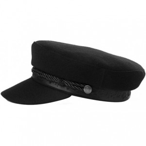 Newsboy Caps Wool/Cotton/Denim Baseball Cap Men Hunting Dad Hats Sports Earflap Unisex - 99086_black1 - CE18ADGNOLO $30.81