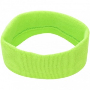 Headbands USA Made Stretch Headband - Lime Green - CL1885ZY5GO $50.21