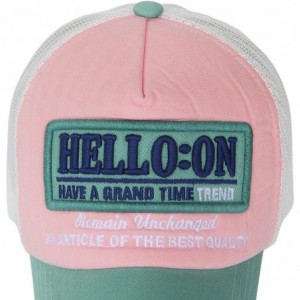 Baseball Caps Mesh Back Baseball Cap Trucker Hat 3D Embroidered Patch - Color2-4 - CL11XABPSJ5 $29.03