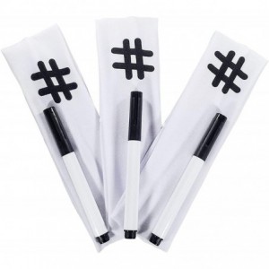 Headbands Hashtag Headband and Fabric Marker [Set of 3] for Sports- Events- More - C6187TS3XT7 $22.47