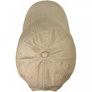 Baseball Caps Classic Baseball Cap Dad Hat 100% Cotton Soft Adjustable Size - Khaki - CM11AT3R9Q7 $18.22