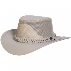 Cowboy Hats Aussie Golf Soakable Mesh Hat - Sand - CU183ME6K4O $101.78
