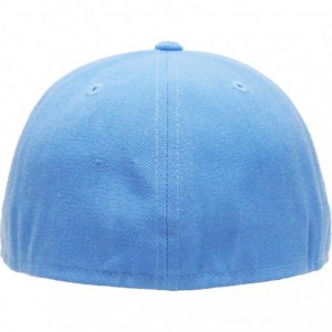 Baseball Caps The Real Original Fitted Flat-Bill Hats True-Fit - 19. Sky Blue - CH11JEI9APB $22.27