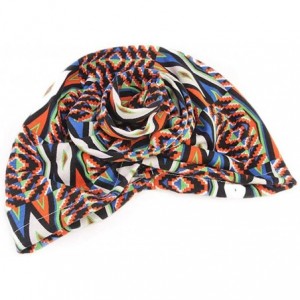 Skullies & Beanies Women Flower Elastic Turban Beanie Wrap Chemo Cap Hat - Stripe5 - CL12O8TTRUP $30.32
