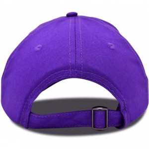 Baseball Caps Camp Hair Don't Care Hat Dad Cap 100% Cotton Lightweight - Purple - CP18S8Z6XWG $26.20
