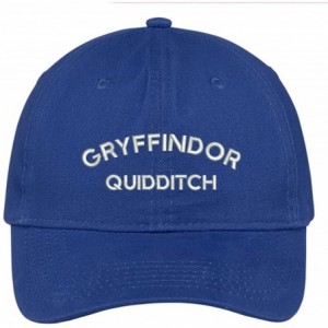 Baseball Caps Gryffindor Quidditch Embroidered Soft Cotton Adjustable Cap Dad Hat - Royal - CW12NURSVUB $32.84