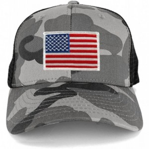 Baseball Caps US American Flag Embroidered Iron on Patch Adjustable Urban Camo Trucker Cap - UUB - White Patch - CS12N4OAQYL ...