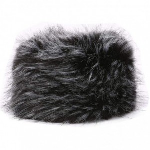 Bomber Hats Women Men Winter Fur Cossack Cap Thick Russian Hat Warm Soft Earmuff - H1-black With White - C718HXG8DIH $33.77