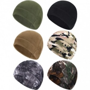 Skullies & Beanies 6 Pieces Winter Skull Caps Helmet Liner Warm Fleece Beanies Multifunctional Hats for Men - C018A2U7AXL $41.95