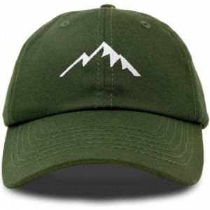 Baseball Caps Outdoor Cap Mountain Dad Hat Hiking Trek Wilderness Ballcap - Olive - CD18SKW4QEH $22.94
