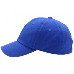 Baseball Caps Baseball Cap for Men Women - 100% Cotton Classic Dad Hat - Royal Blue - CL18EE5O3ZY $18.81